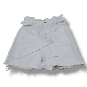Zara Shorts Size 8 Womens Jean Shorts Denim Shorts Paper Bag Waist Cut Off Short